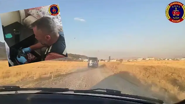 Talas'ın kırsal mahallesine jandarmadan operasyon!