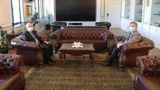 Talas Kaymakamı Dönmez'den Başkan Palancıoğlu'na ziyaret