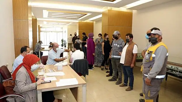 Talas'ta 2. doz aşı seferberliği