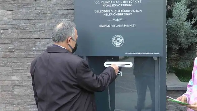 Talas'ta '100. Yıla Mektup' kampanyası