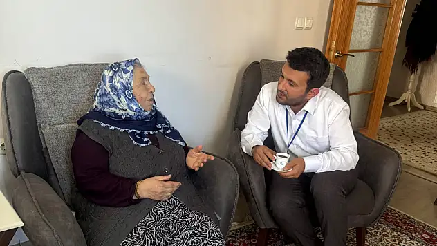Talas'ta anlamlı uygulama! Kapı kapı gezdiler