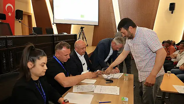 Talas'ta bayram öncesi kura heyecanı