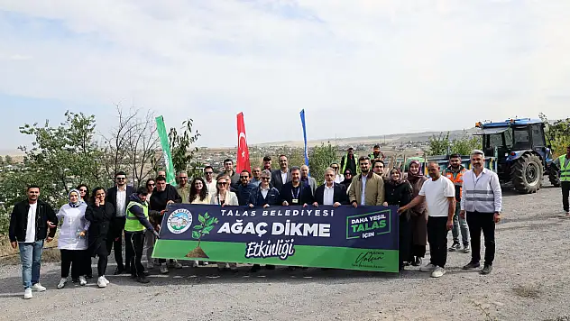 Talas'ta bu kez sağlık için fidan diktiler: İşte etkinliğin nedeni