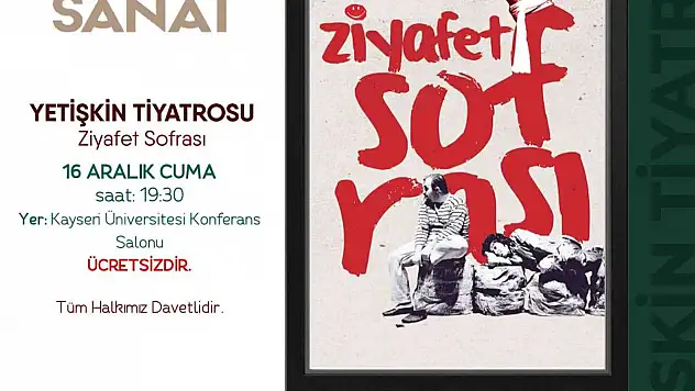 Talas'ta Cuma yetişkin, Cumartesi çocuk tiyatrosu