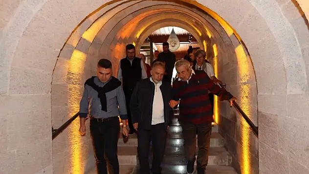 Talas'ta dikkat çeken buluşma! Mustafa Yalçın o anları paylaştı