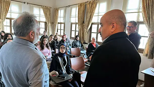 Talas'ta Maarif Mektebi'ne dikkat çeken ziyaret!