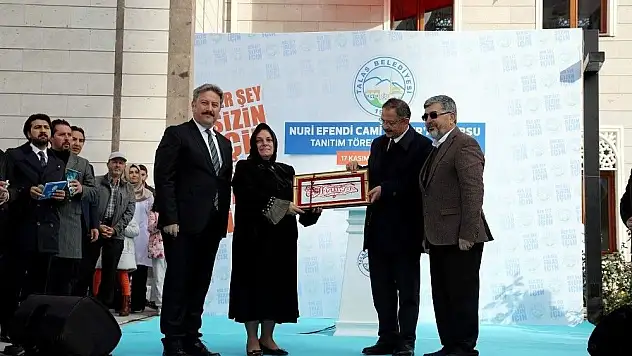 Talas'ta Nuri Efendi Cami tanıtıldı