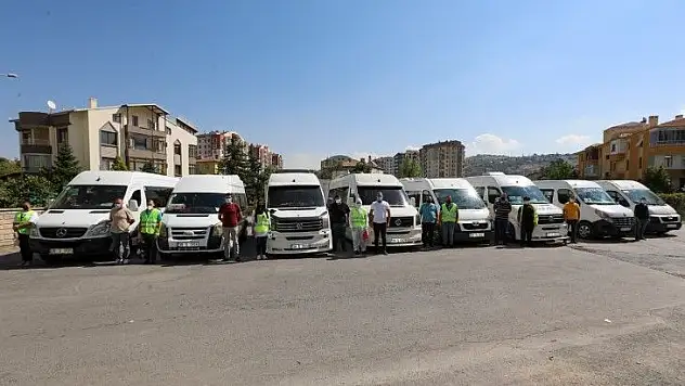 Talas'ta dezenfekte operasyonu