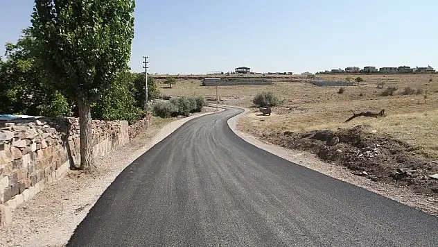 Talas'ta sonbahar asfaltı