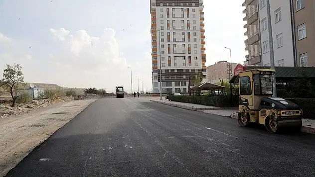 Talas'ta viyadük yolu hazırlığı
