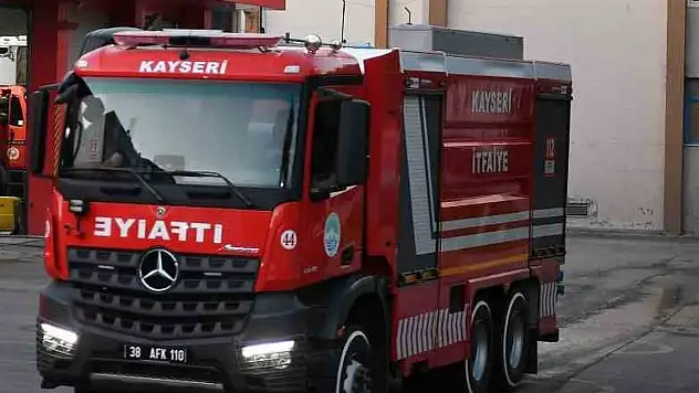 Talas'ta yangın paniği! Ekipler müdahale etti