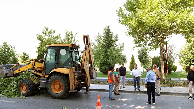 Talas'ta yapılan çalışmalara Başkan Yalçın'da katıldı!