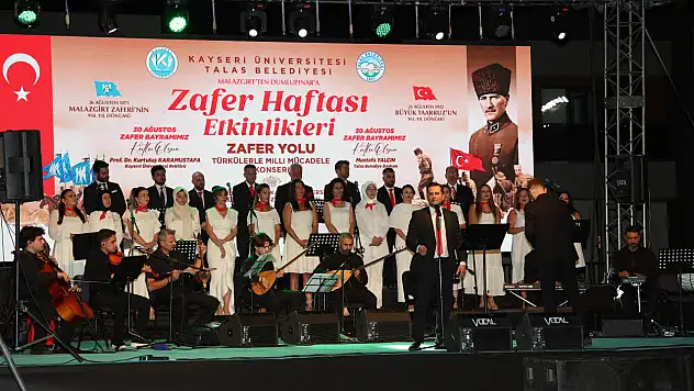 Talas'ta Zafer Haftası etkinliklerinde unutulmaz final!