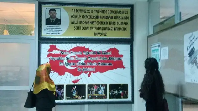 &quot15 Temmuz Demokrasi Şehitleri Köşesi &quot