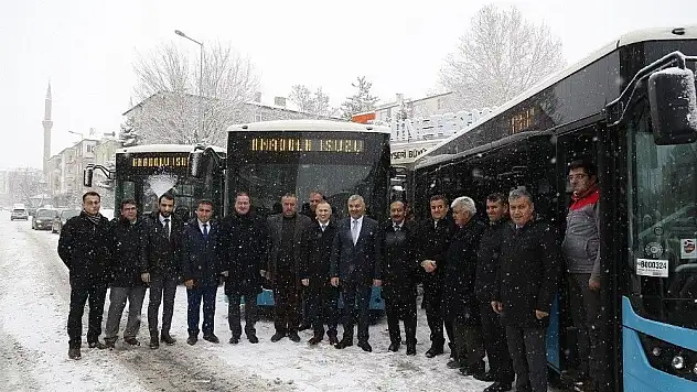 Terminal için yeni servis araçları hizmette