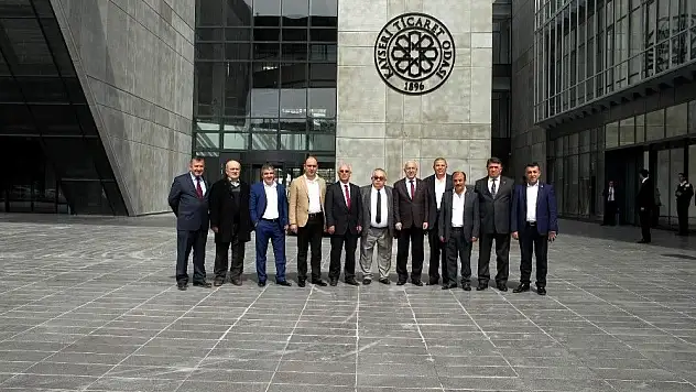 Ticaret Borsası'ndan KTO'ya hayırlı olsun ziyareti