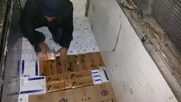 Kayseri Emniyeti Tır'ın zulasını patlattı