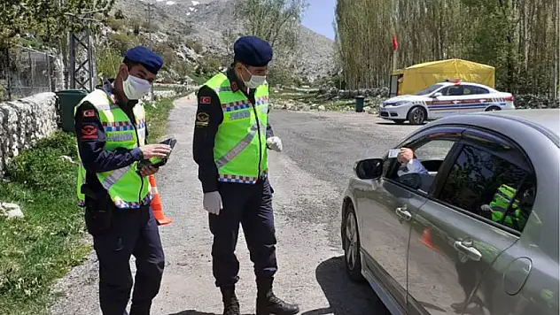 Tomarza Aslantaş Mahallesi'nde sıkı denetim