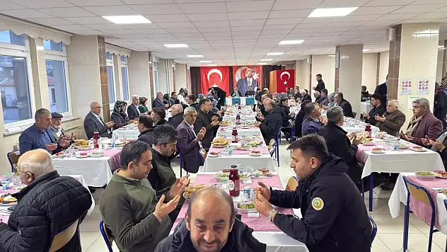 Tomarza'da o isimler aynı sofrada buluştu!