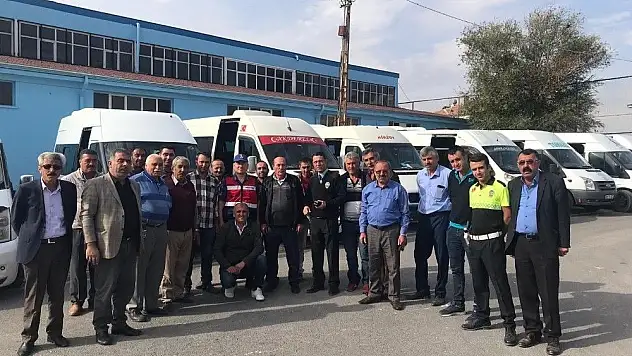 Tomarza'da servisler denetlendi
