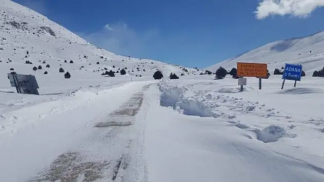 Tomarza - Tufanbeyli yolu açıldı