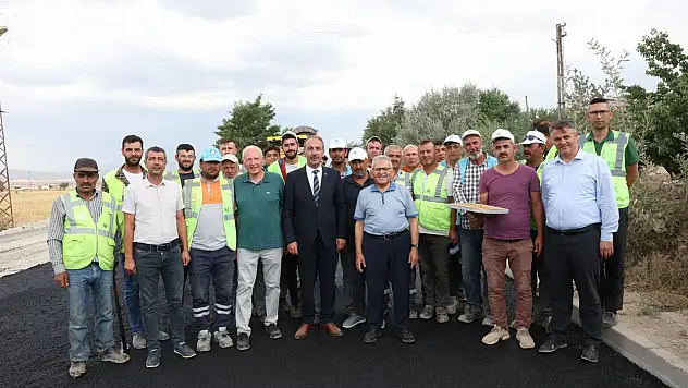 Tomarza'ya 10 bin Tonluk Asfalt Yatırımı