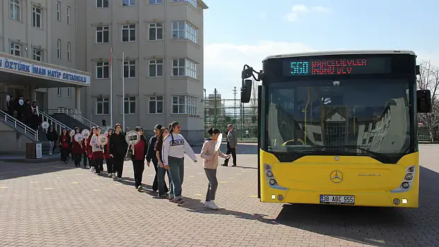 Toplu taşımada saygı ve güvenlik eğitimi!