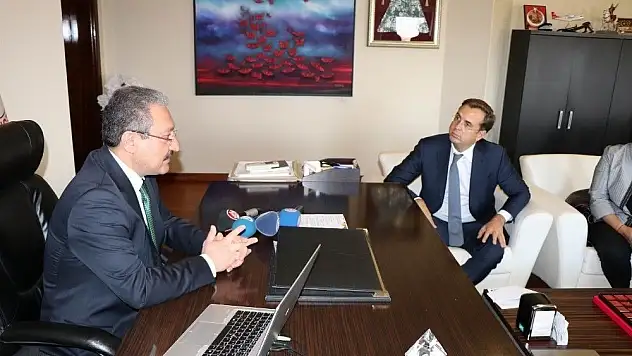 TÜSİAD heyetinden ERÜ Rektörü Güven'e ziyaret