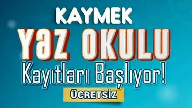 Ücretsiz! Yaz kursları için kayıtlar başlıyor