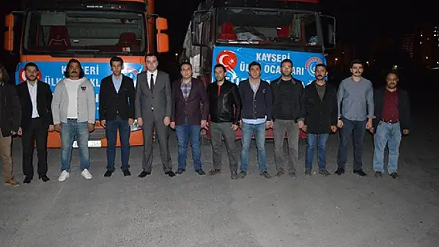 Ülkü Ocakları'ndan 2 TIR yardım