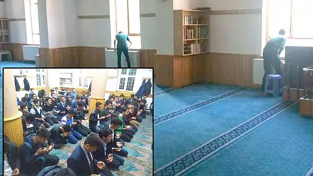 Ülkü Ocaklı gençler camiilerde temizlik yaptı 