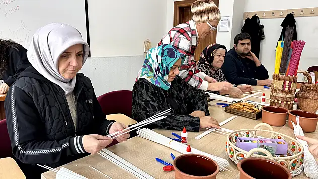 Unutulmaya yüz tutan o el sanatı yeniden hayat bulacak