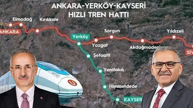 Uraloğlu'ndan Kayseri'ye YHT müjdesi: Büyükkılıç'tan anında yanıt!