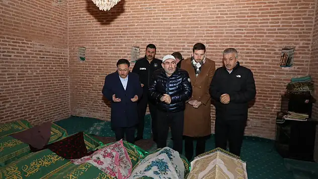 Vali Çiçek günün ilk ışığıyla oradaydı