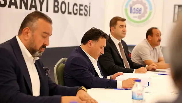 Vali Çiçek, İncesu'da sanayicilerle bir araya geldi