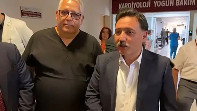 Vali'den yoğun bakım önünde Memduh Büyükkılıç açıklaması