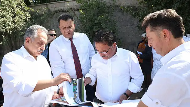 Vali Çiçek Ve Başkan Yalçın'dan yatırım turu