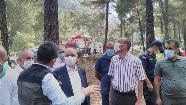 Vali'den yangınla ilgili açıklama...