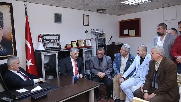 Vali Kamçı ve Başkan Çelik, Yeraltı Çarşısı'nı ziyaret etti