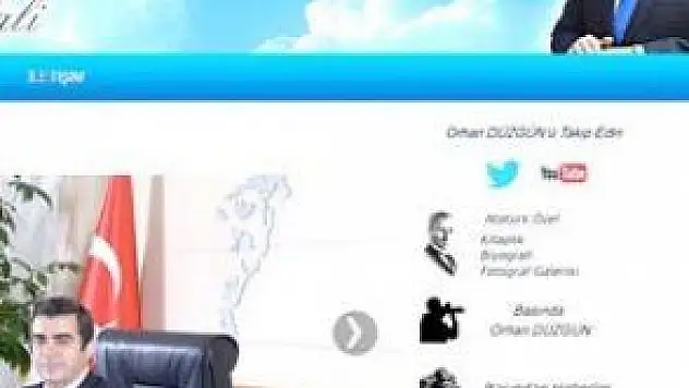 VALİ'NİN ARTIK BİR SİTESİ VAR