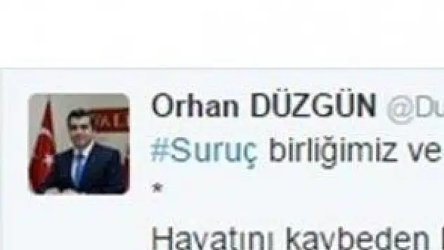 VALİ ORHAN DÜZGÜN VE AK PARTİ KAYSERİ MİLLETVEKİLİ MEHMET ÖZHASEKİ'DEN HAİN SALDIRIYA KINAMA
