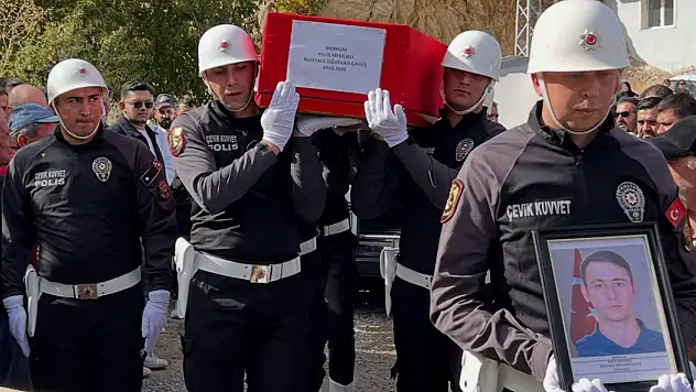 Van'daki kazada hayatını kaybeden Kayserili polis son yolculuğuna uğurlandı