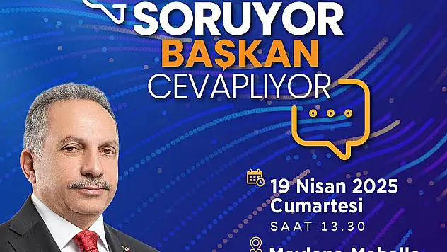 Başkan Yalçın mahalle buluşmalarına başlıyor! İlk durak belli oldu