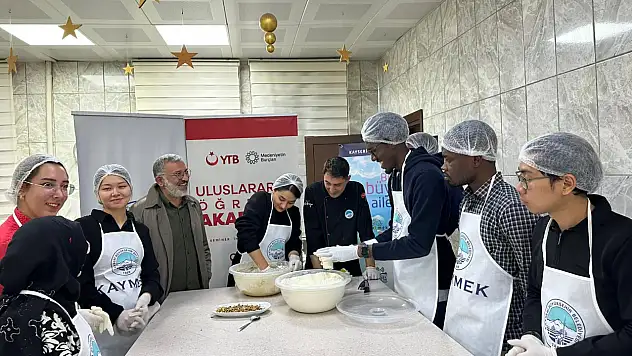 Yabancı öğrenciler Kayseri'de bakın bu kez ne yaptı?