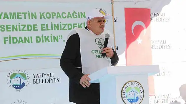 Yahyalı'da 5 bin fidan toprakla buluştu