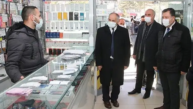 Yahyalı'da covid-19 denetimleri yapıldı