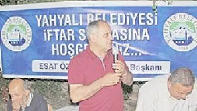 YAHYALI'DA İLK İFTAR SOFRASI AĞCAŞAR'DA KURULDU