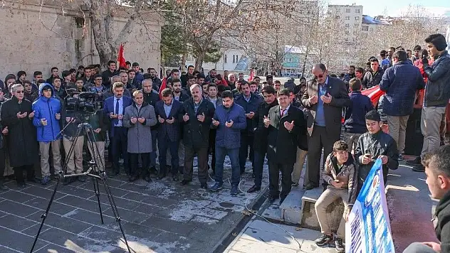 Yahyalı'da Kudüs için protesto gösterisi düzenlendi
