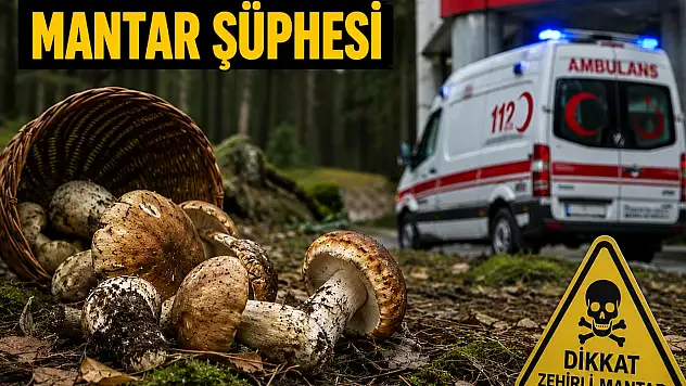 Yahyalı'da mantar zehirlenmesi şüphesi: 3 kişi hastaneye kaldırıldı