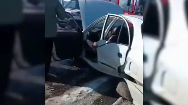 Yahyalı'da buzlanma kazası